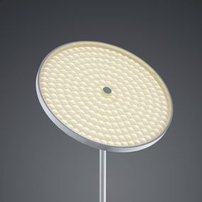 BANKAMP Solid stojaca LED lampa, nikel/chróm, Obývacia izba / jedáleň, mosadz, 45W, K: 190cm