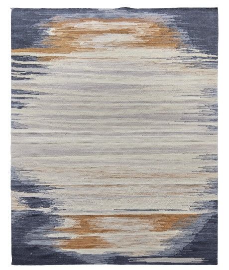 Diamond Carpets koberce Ručne viazaný kusový koberec Ombre Paris DESP HL64 Ivory Charcoal - 140x200 cm