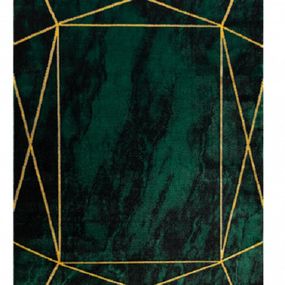 Dywany Łuszczów Kusový koberec Emerald 1022 green and gold - 140x190 cm