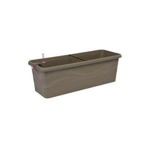 Gardenico Samozavlažovací truhlík Smart Systém Gardenie taupe, 40 x 19 x 22,5 cm