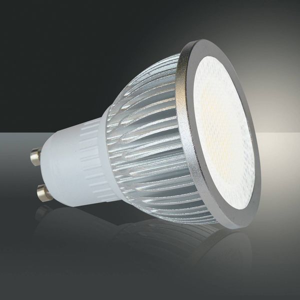 Lindby Vysokonapäťový LED reflektor GU10 5W 830 85° 2 ks, hliník, GU10, 5W, Energialuokka: G, P: 5.7 cm