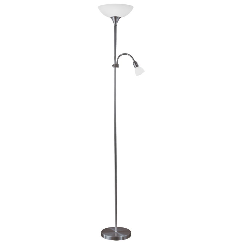 Eglo 93917 stojaca lampa UP 2 E27/E14 1X60W;1X25W