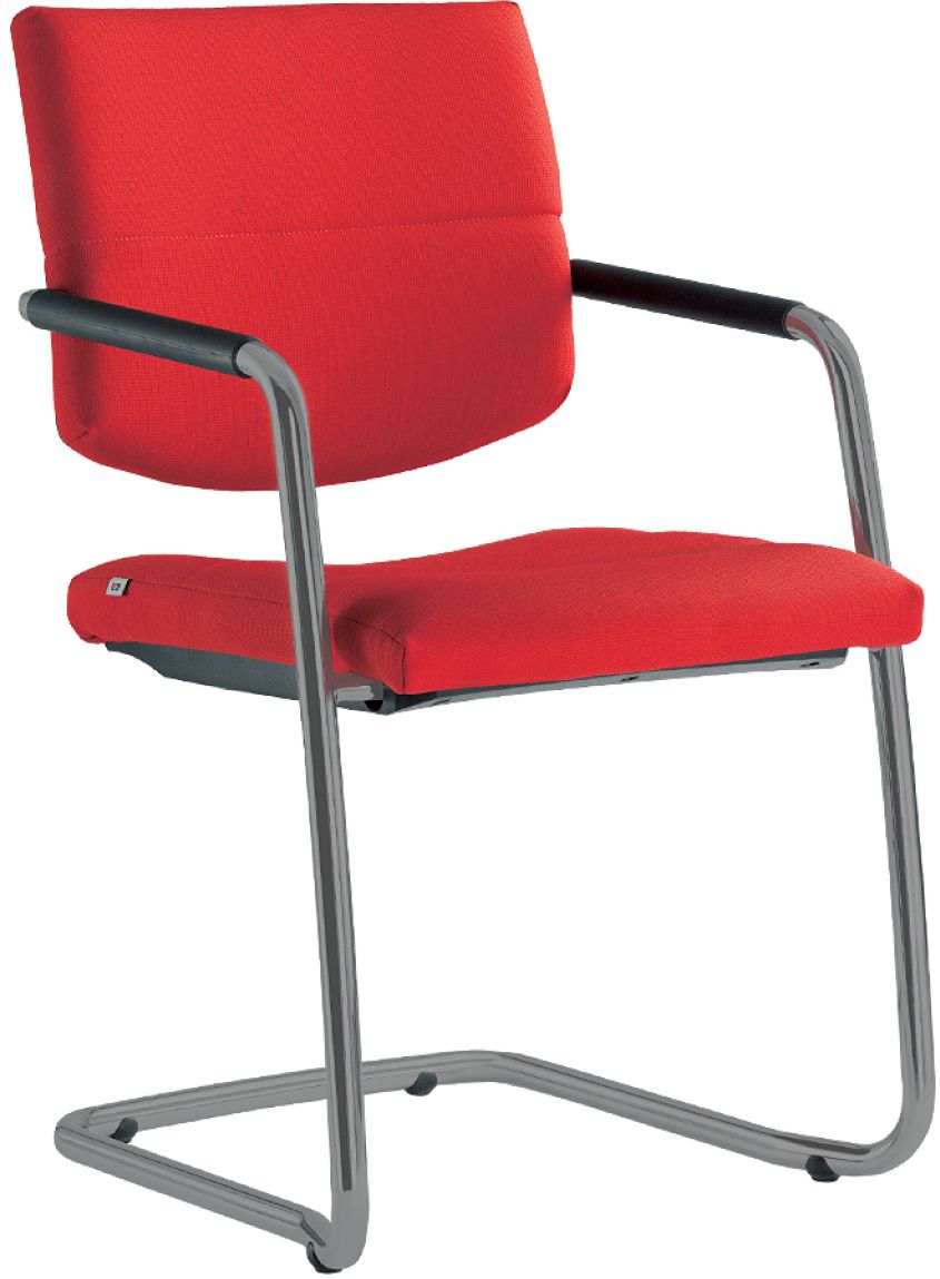 LD SEATING Konferenčná stolička LASER 683-Z-N2, kostra efekt hliník