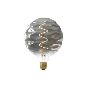 Calex Bilbao LED žiarovka E27 4W dim 1 800 K titán, sklo, E27, 4W, P: 19.5 cm