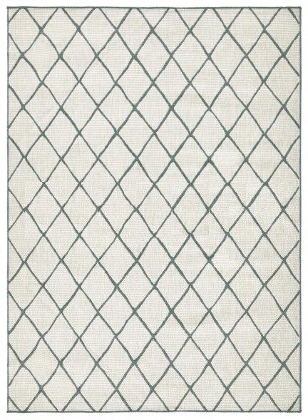 NORTHRUGS - Hanse Home koberce Kusový koberec Twin-Wendeteppiche 103117 grün creme – na von aj na doma - 200x290 cm