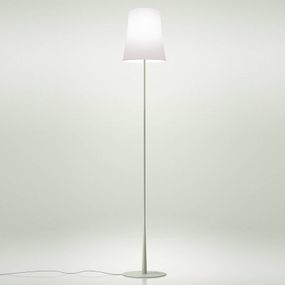 Foscarini Birdie Easy stojaca lampa zelená, Obývacia izba / jedáleň, polykarbonát, lakovaný hliník, E27, 57W, K: 150cm
