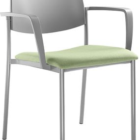 LD SEATING Konferenčná stolička SEANCE ART 180-N2 BR-N2, kostra šedá