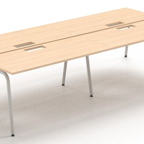 NARBUTAS - Štvormiestny pracovný stôl ROUND 320x164