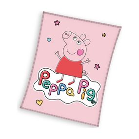 Detská deka Prasiatko Peppa Veselá Pepina