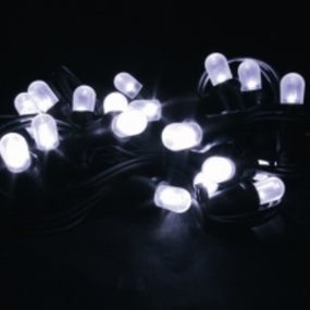 Giocoplast Řetěz LED E14 EXT, 3,1m/20ž/bílá