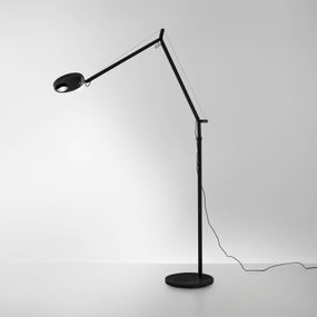 Artemide Demetra Reading 930 snímač čierna, Obývacia izba / jedáleň, hliník, plast, oceľ, 6W, K: 155cm