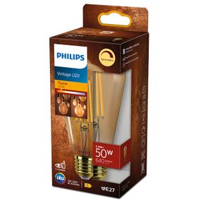 Philips 8719514337794 LED žiarovka vintage E27 5,8W/50W 640lm 2200K ST64 GOLD stmievateľná