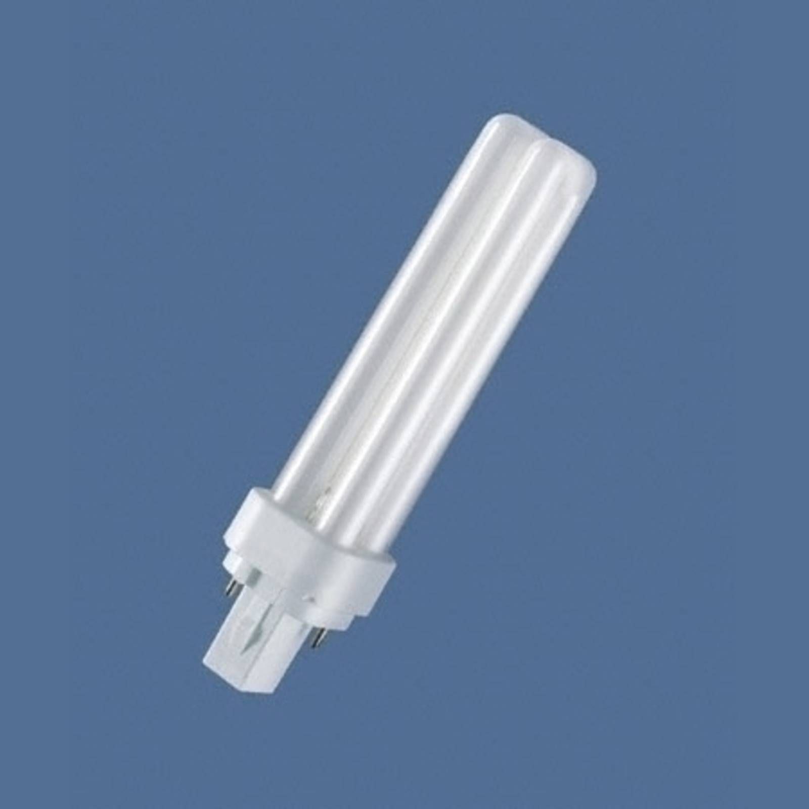 OSRAM G24d 26 W 830 kompaktná žiarivka Dulux D, G24d, Energialuokka: G, L: 3.4 cm, K: 3.4cm