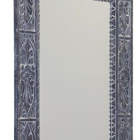 SAPHO - UBUD zrkadlo v ráme, 70x100cm, šedá IN231