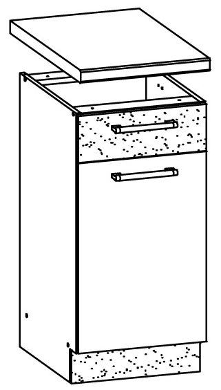 Dolná kuchynská skrinka Modena MD12 D30 S1