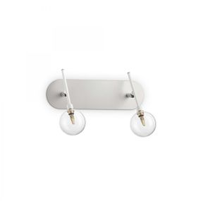 Ideal Lux 200385 nástenné svietidlo Maracas Ap2 2x2W | G4 - biela