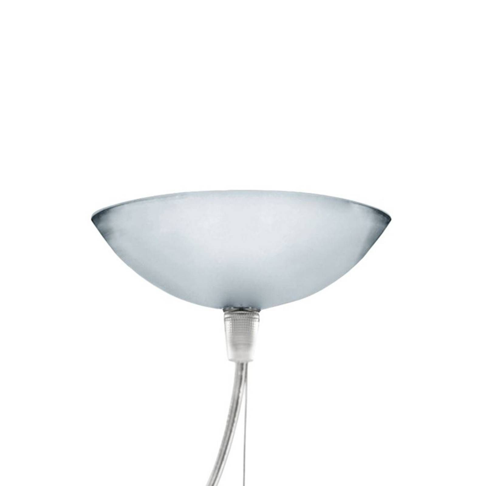 Kartell Small FL/Y závesné LED svetlo biela lesklá, Obývacia izba / jedáleň, PMMA, E27, 15W, K: 28cm
