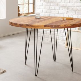 Jedálenský stôl BOREAS Dekorhome ø 120x76cm