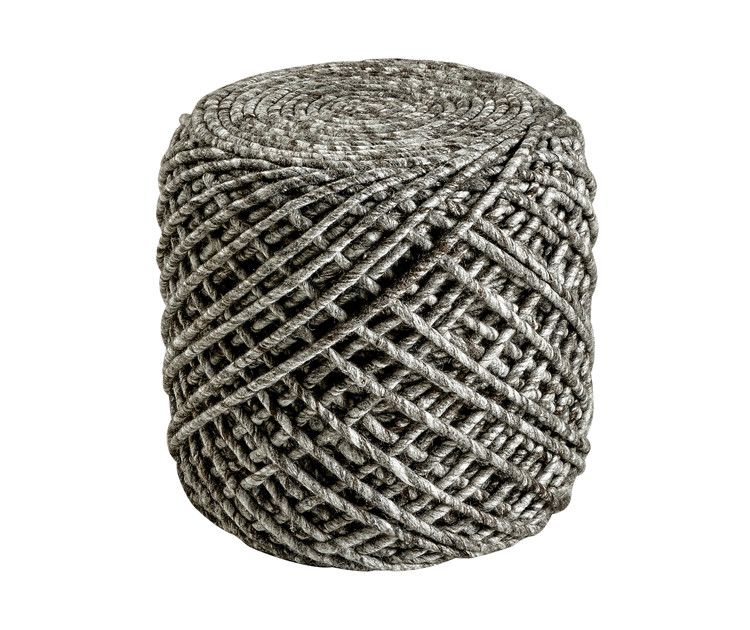 Obsession koberce Sedací vak ROYAL Pouf POR 888 Taupe - Průměr 40-45 cm cm