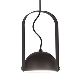 Viokef Závesné LED svietidlo Hemi otočné tienidlo čierne, Obývacia izba / jedáleň, kov, 6W