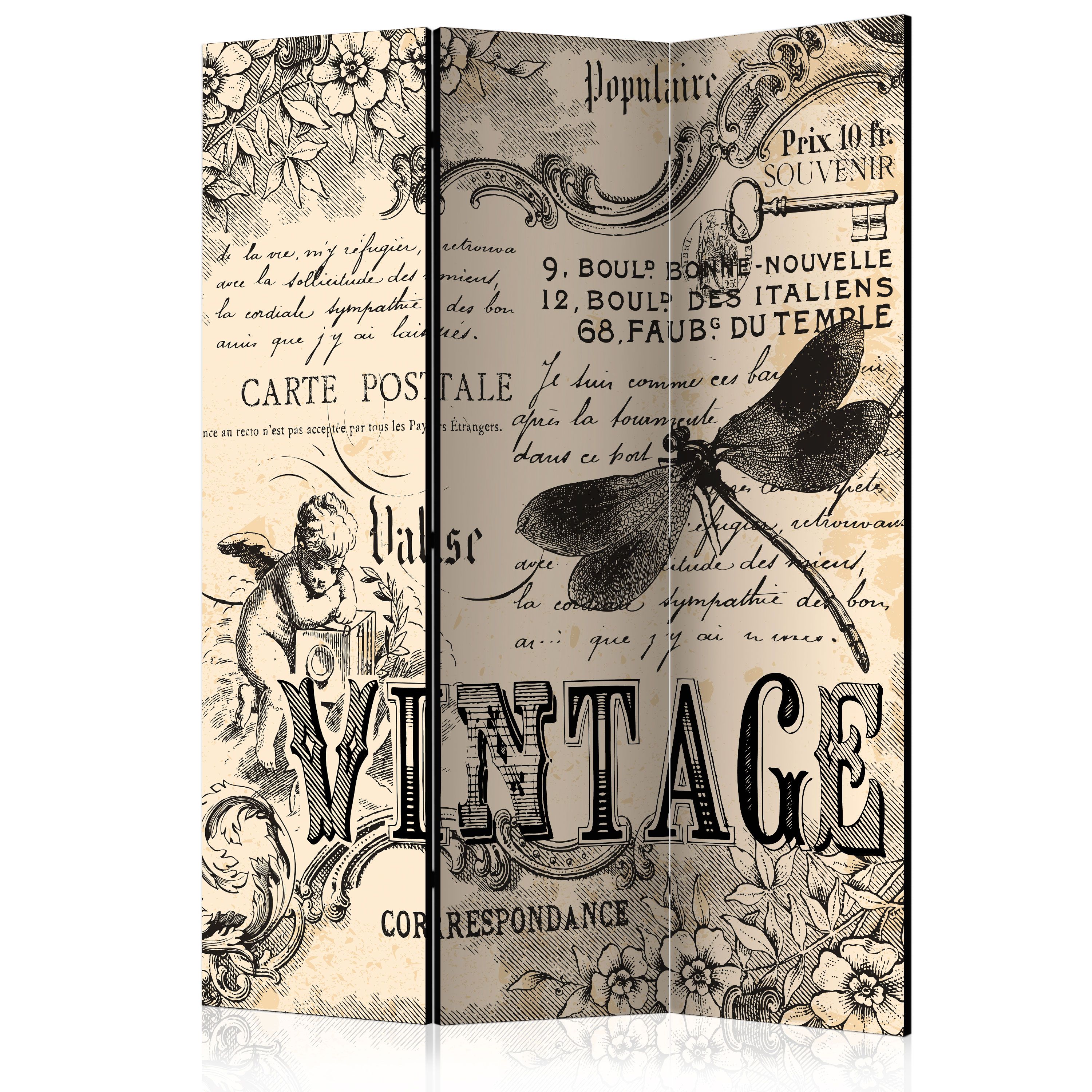 Artgeist Paraván - Vintage Correspondence [Room Dividers]