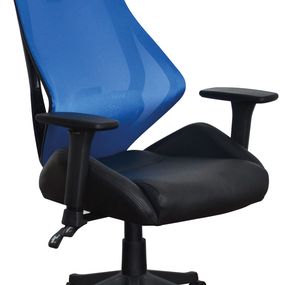 Kancelárske kreslo Q-406 (čierna + modrá)