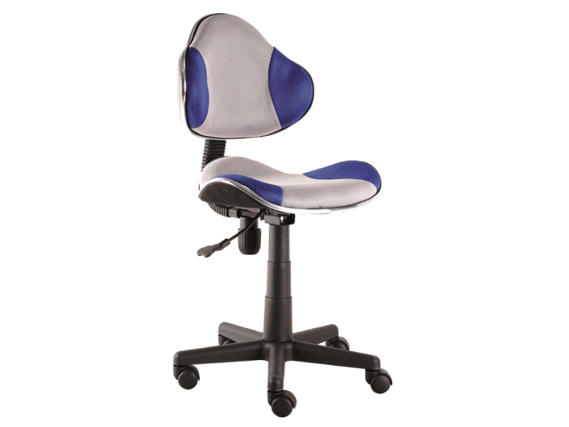 Študentská kancelárska stolička Q-G2 Signal Modrá / sivá