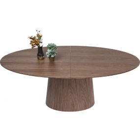 KARE Design Rozkládací stůl  Benvenuto Walnut 200(50)x110cm