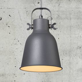 Nordlux Závesná lampa Adrian v čiernej farbe, Ø 16 cm, Obývacia izba / jedáleň, kov, E27, 25W, K: 22cm