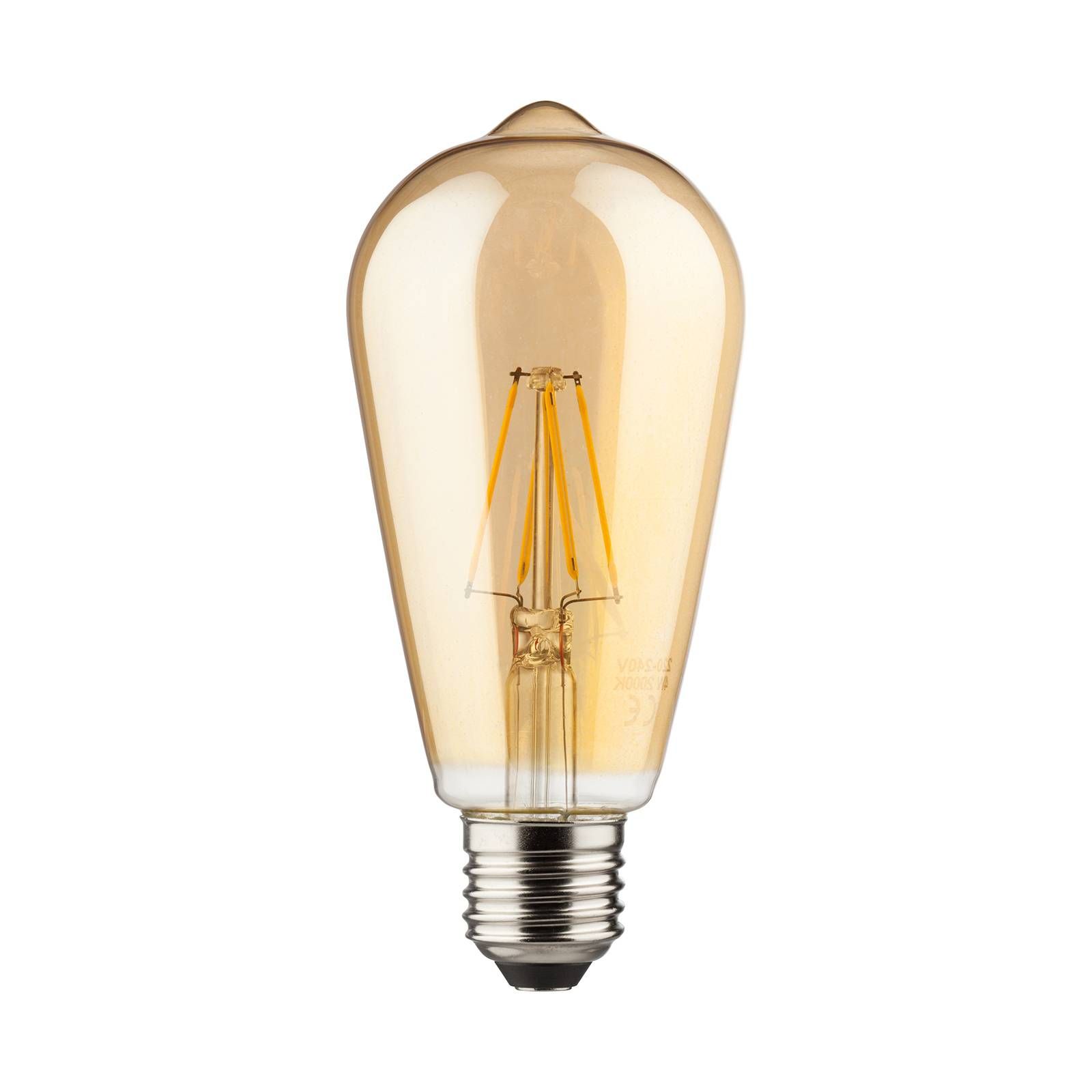 Müller-Licht E27 7W rustikálna LED žiarovka zlatá, E27, 7W, Energialuokka: F, P: 114.2 cm