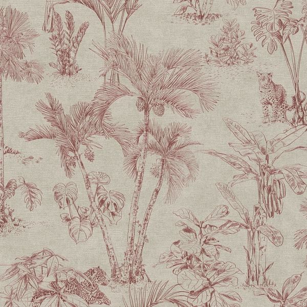 KT3-12083 A.S. Création vliesová tapeta na stenu prírodný motív s palmami Cuba 2024, veľkosť 10,05 m x 53 cm