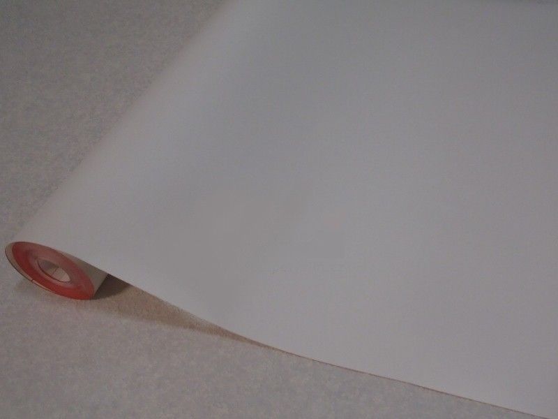 10-049 Samolepiace tapeta fólia Gekkofix biela matná, šírka 45 cm