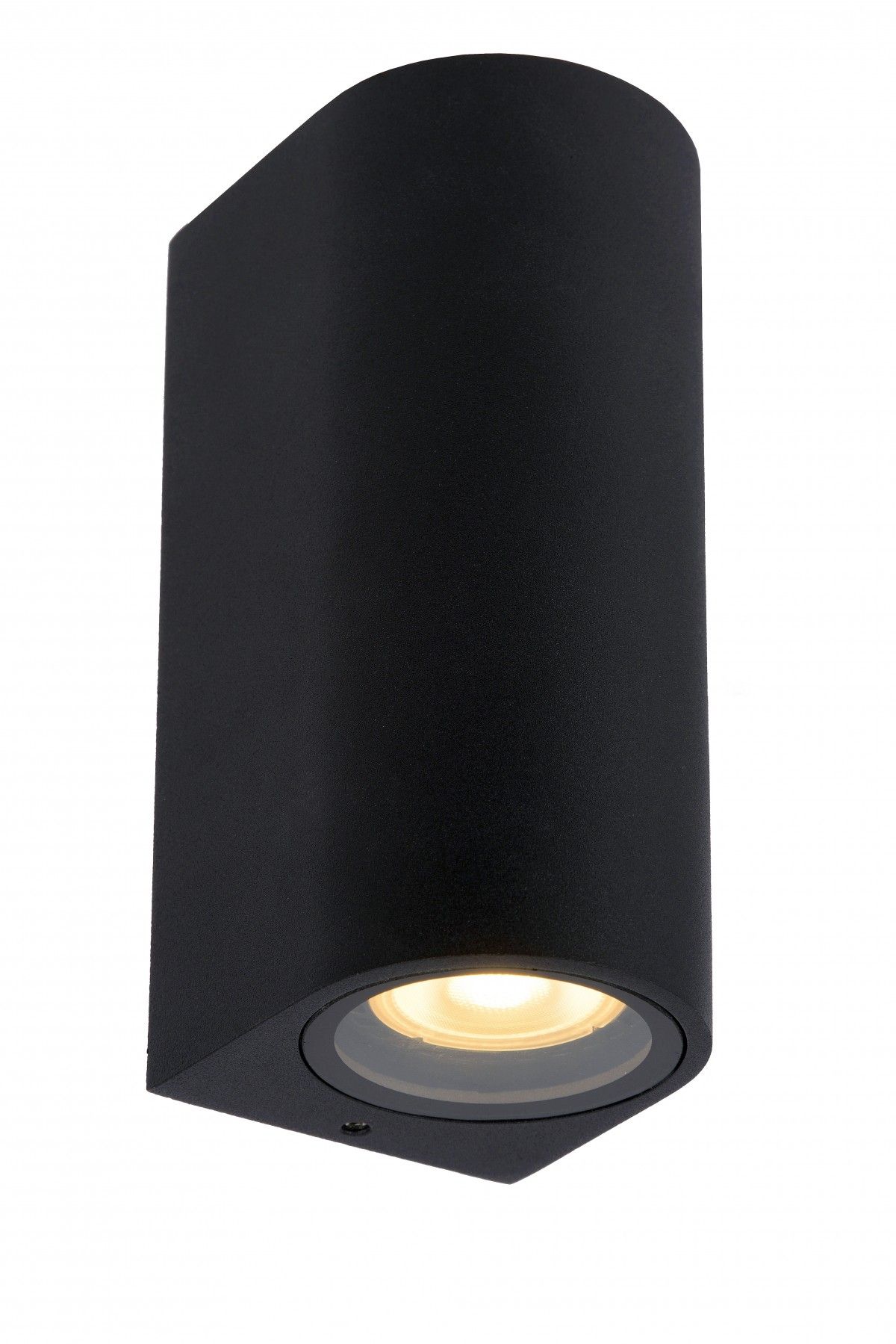 Lucide 69801/02/30 vonkajšia nástenná lampa Zaro 2x35W | GU10 | IP44 - čerrná, bodová, stmievateľná