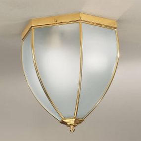 Cremasco Klasické stropné svietidlo Dina, Obývacia izba / jedáleň, sklo, kov, E14, 40W, K: 34.5cm