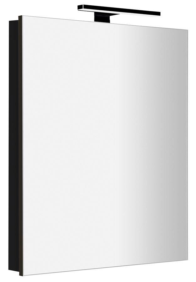 SAPHO - GRETA galérka s LED osvetlením, 60x70x14cm, čierna matná GT065-0035