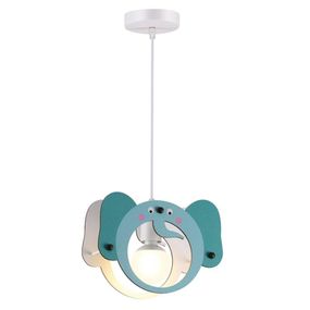 ACA Lighting dětské závěsné svítidlo 1XE27 ELEPHANT MDF 27X10XH100CM FARMA ZM431P27