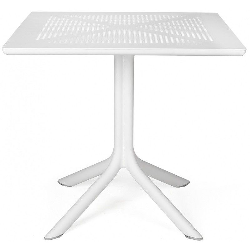 Záhradný stôl Nardi Clip 70 biely