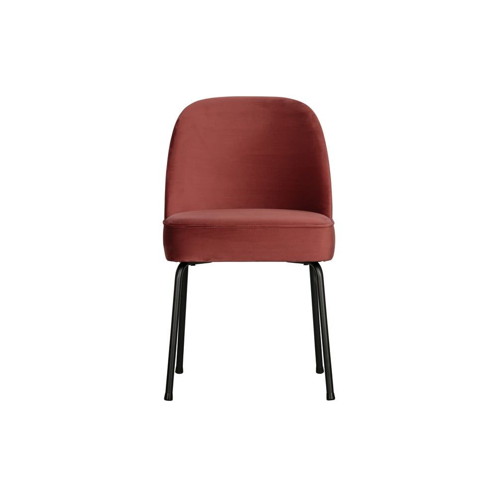 Červená jedálenská stolička BePureHome Vogue Chestnut