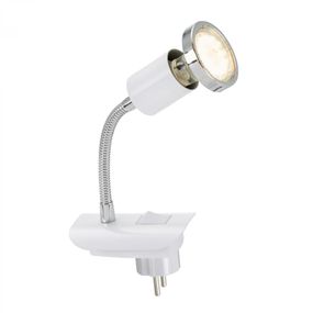 BRILONER LED svítidlo do zásuvky, bílá, 1xLED/GU10/3W BRI 2892-016P