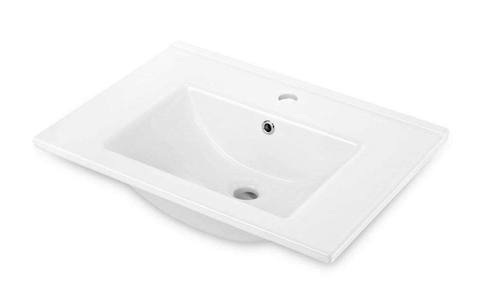 DEANTE - Floxs biela - Keramické umývadlo, vsadené - 60 cm CDI_6U6M