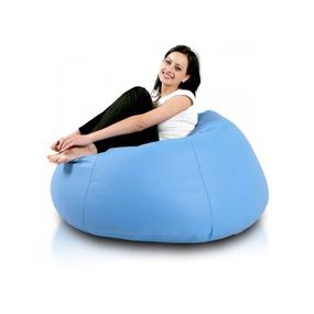 EF1015 Ecopuf Sedací vak ECOPUF - RELAX - ekokoža E10 - Modrá