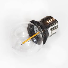 Rotpfeil E27 0, 9W COB-LED kvapková žiarovka tesniaci krúžok, E27, 0.9W, K: 7cm