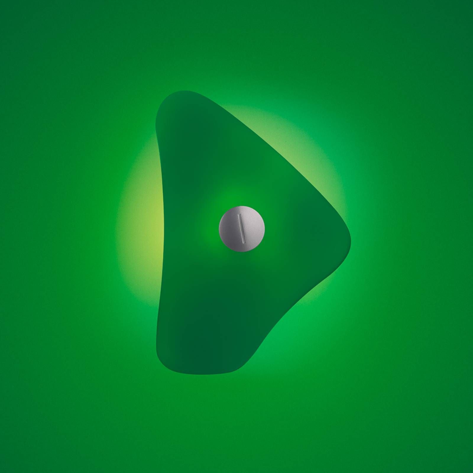Foscarini Bit 4 svetlo sklenený difuzér zelená, Obývacia izba / jedáleň, sieťované sklo, lakovaný kov, E14, 46W, L: 30 cm, K: 34cm