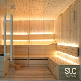 The Light Group SLC LED pásik Sauna do 105°C, 24V IP67 5m 2 700K, Obývacia izba / jedáleň, plast, 48W, P: 500 cm, L: 1 cm, K: 0.68cm