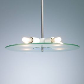 TECNOLUMEN HP28 – závesná lampa, 50 cm, Obývacia izba / jedáleň, kov, sklo, E27, 60W