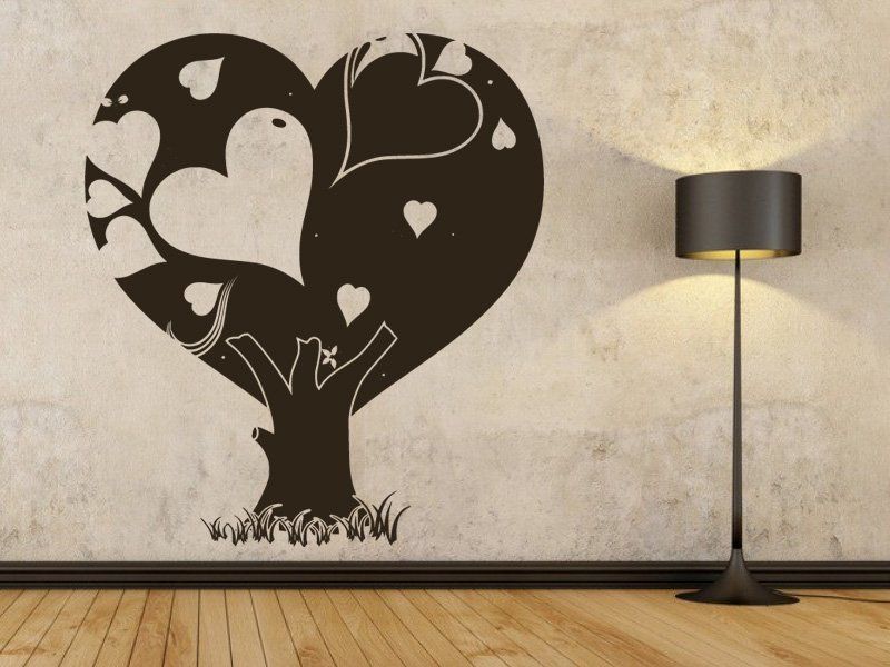 Samolepka na zeď Zamilovaný strom 0223