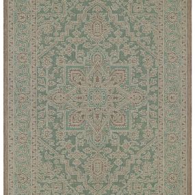 NORTHRUGS - Hanse Home koberce Kusový koberec Jaffa 103877 Taupe / Green - 160x230 cm