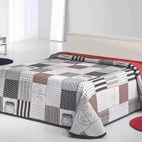 Forbyt, Prikrývka na posteľ, Special, bordovočerný 140 x 220 cm