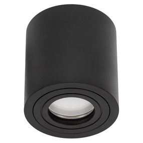 Kúpeľňové bodové svietidlo CHLOE 1xGU10/30W/230V IP65 okrúhly čierna