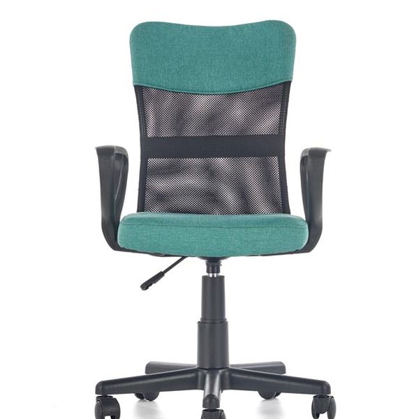 Halmar TIMMY kancelárska stolička, tyrkys / čierna